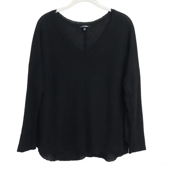 Fashion Nova Waffle V-Neck Lounge Top - Picture 2 of 8